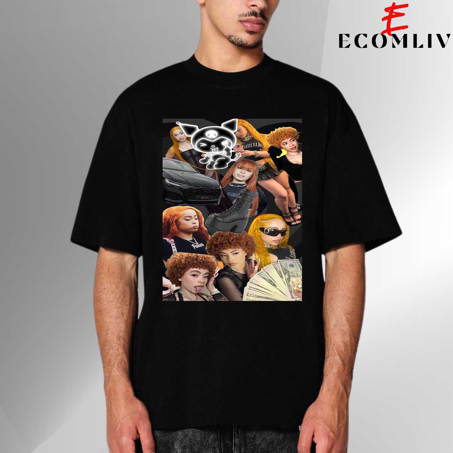 Bronx Vintage Tee, Ice Spice Fan Shirt, Music Merch